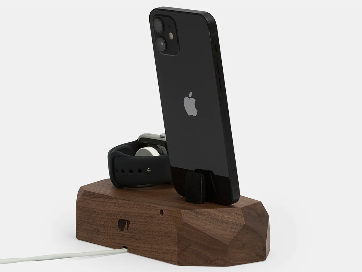 Oakywood Combo Dock Eiken - Houten USB-C & Apple Watch Dock