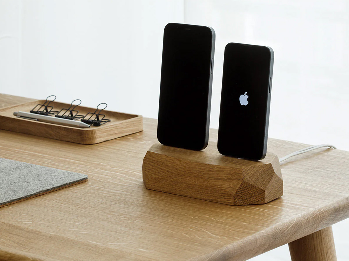 Oakywood Dual Dock Oak - Houten Dual Dock USB-C