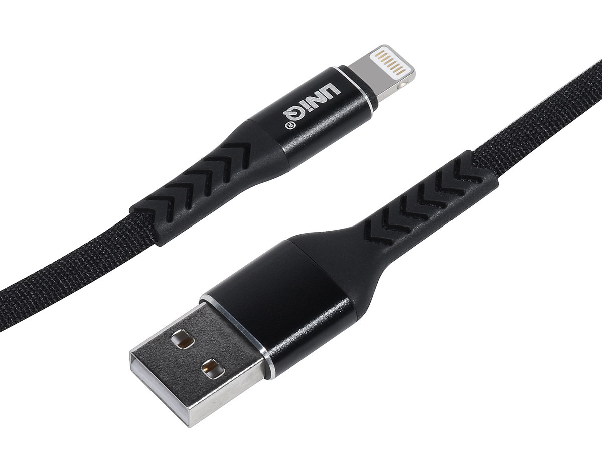 Lightning USB Kabel Kort 20cm - Nylon Geweven (10-Pack)