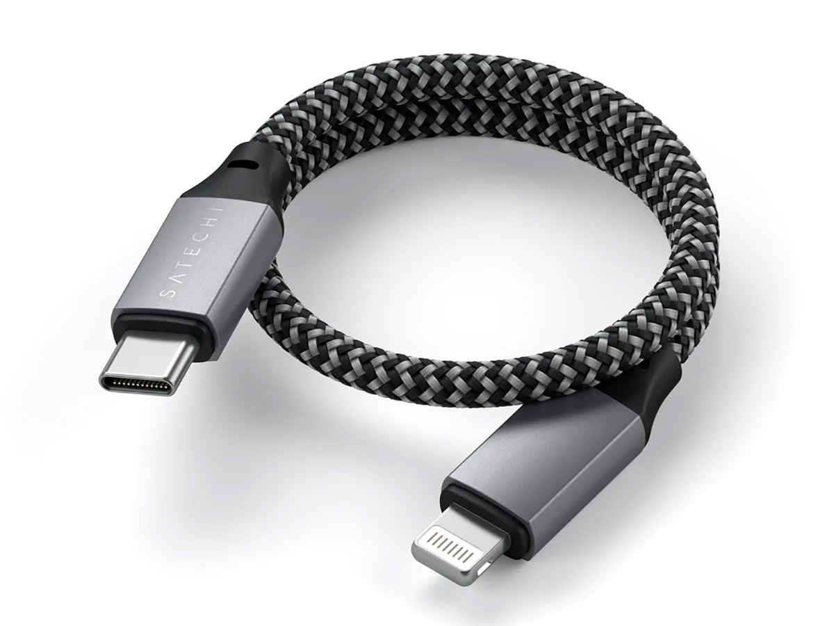 Satechi Korte USB-C Lightning Kabel - 25cm