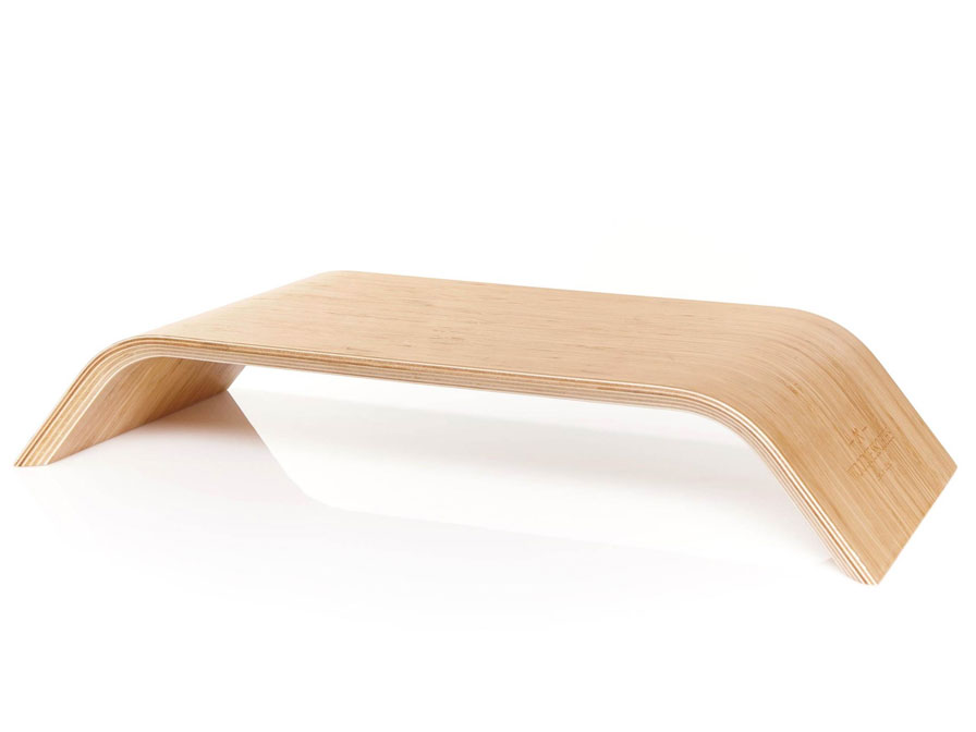 Samdi Houten iMac Stand Bamboo | Beeldschermverhoger