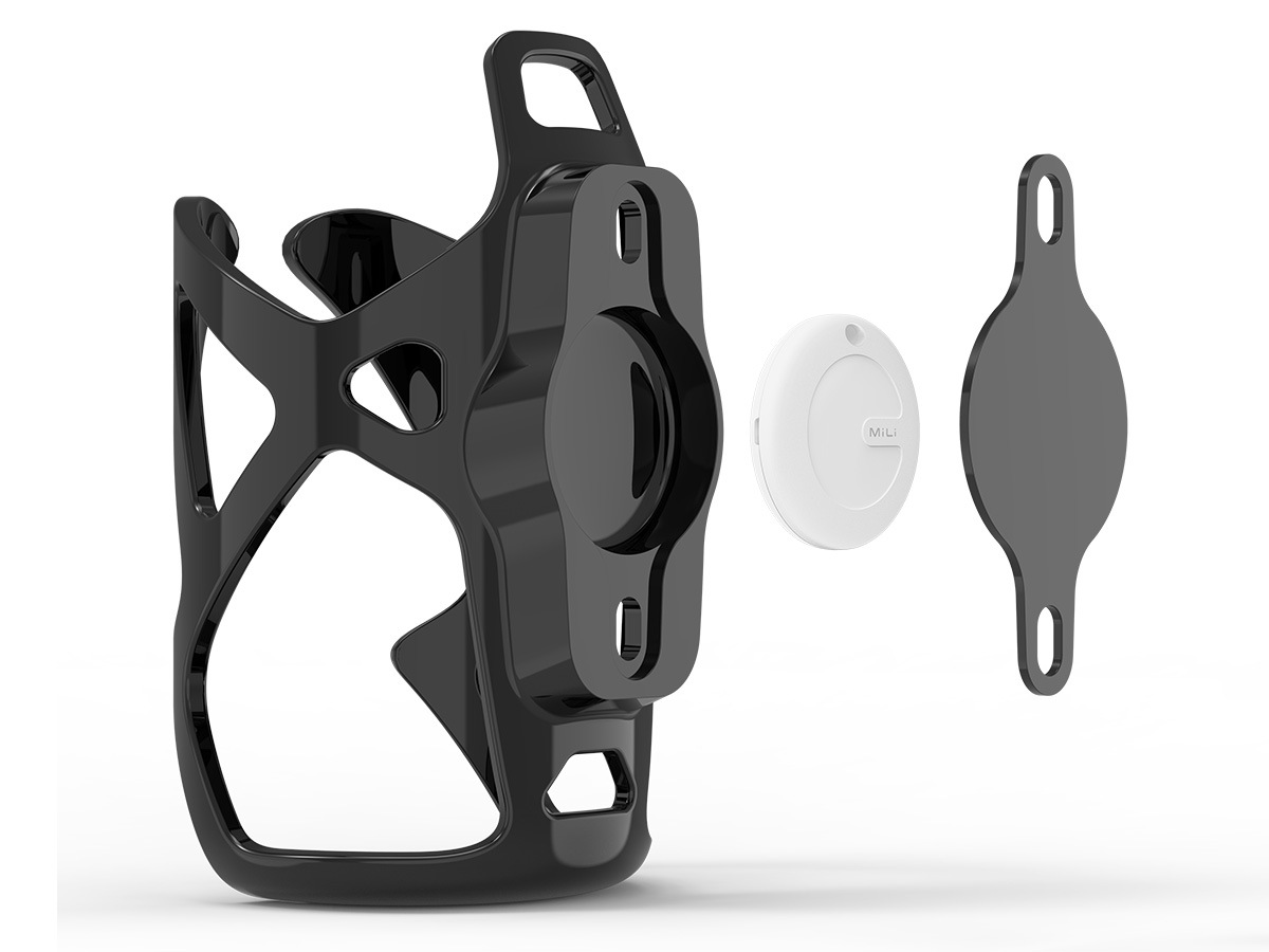 MiLi MiTag Bicycle Bottle Holder Bidonhouder met Tracker - Werkt met Apple Find My app!