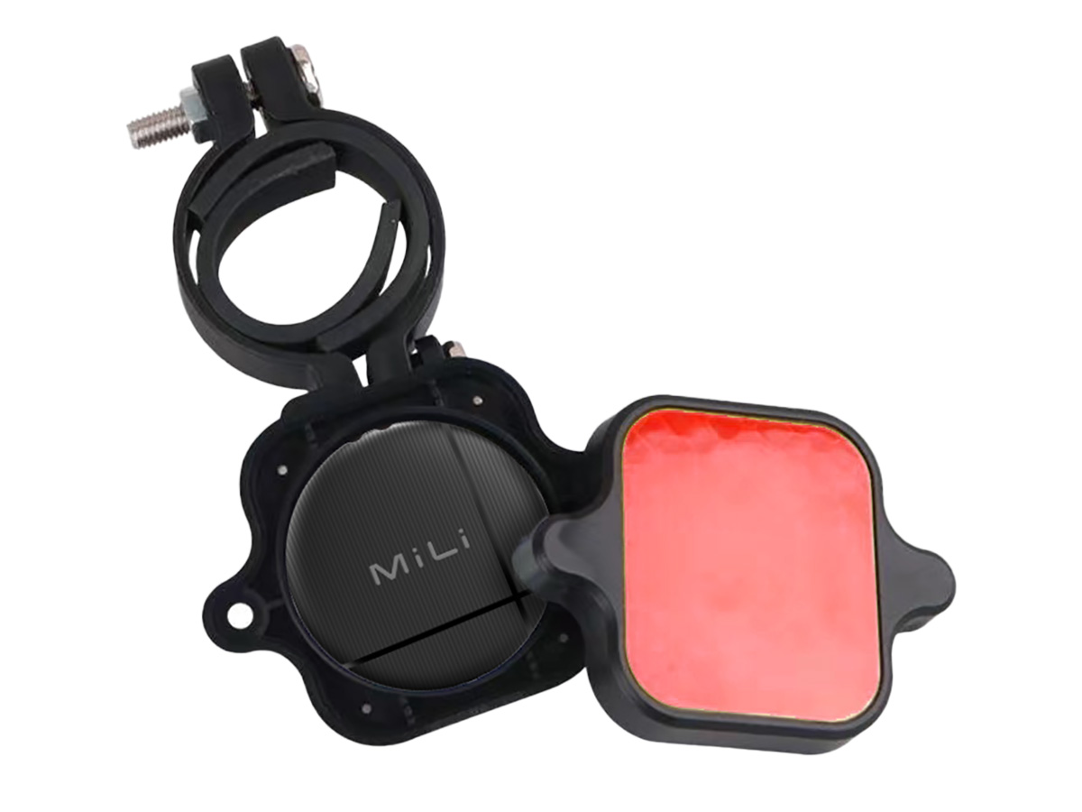 MiLi MiTag Bicycle Light met Tracker - Werkt met Apple Find My app!