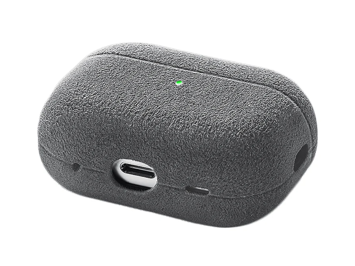 Alcanside Alcantara Case Nardo Grey - AirPods Pro 1/2 Hoesje