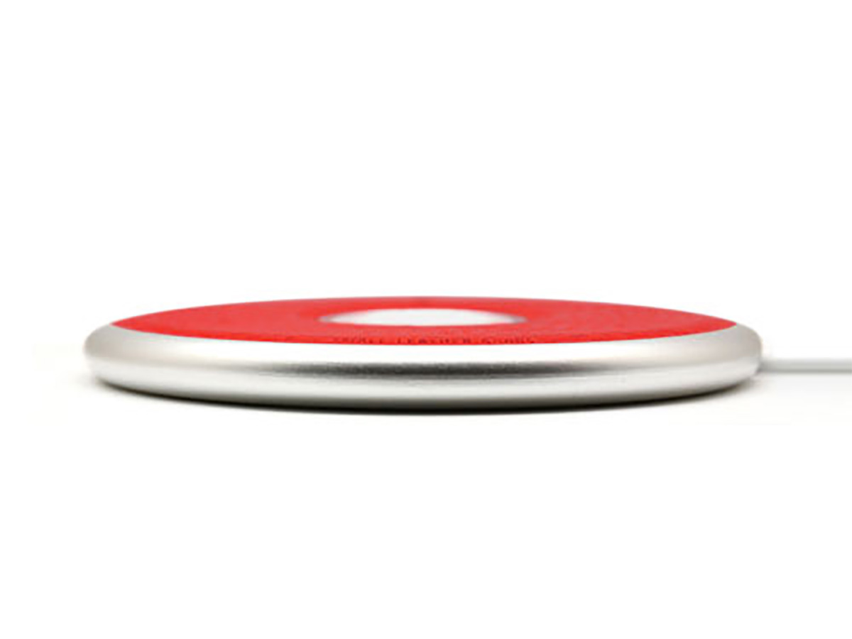 SLG Flat Station Dock voor Apple Watch Oplader - Rood Leer