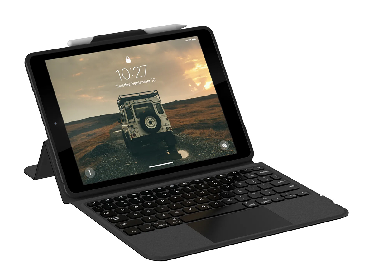 Urban Armor Gear Rugged Keyboard Case - iPad 10.2 Toetsenbord Hoes