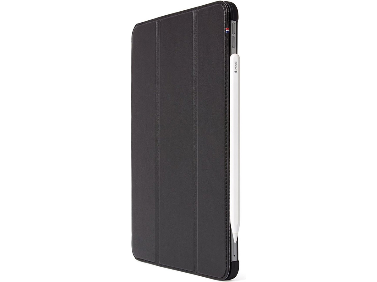 Decoded Leather Slim Cover Zwart Leer - iPad 10 (2022) hoesje