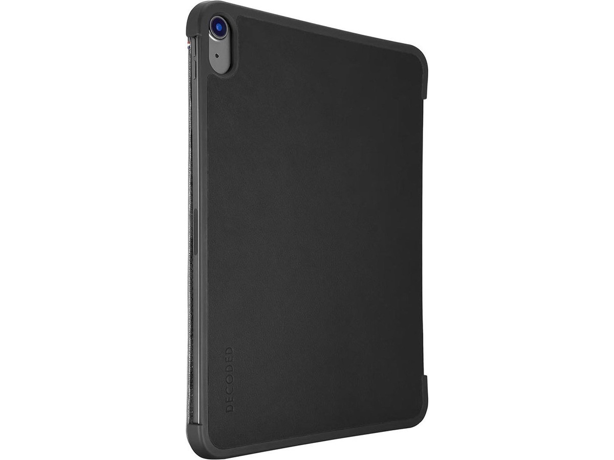 Decoded Leather Slim Cover Zwart Leer - iPad 10 (2022) hoesje