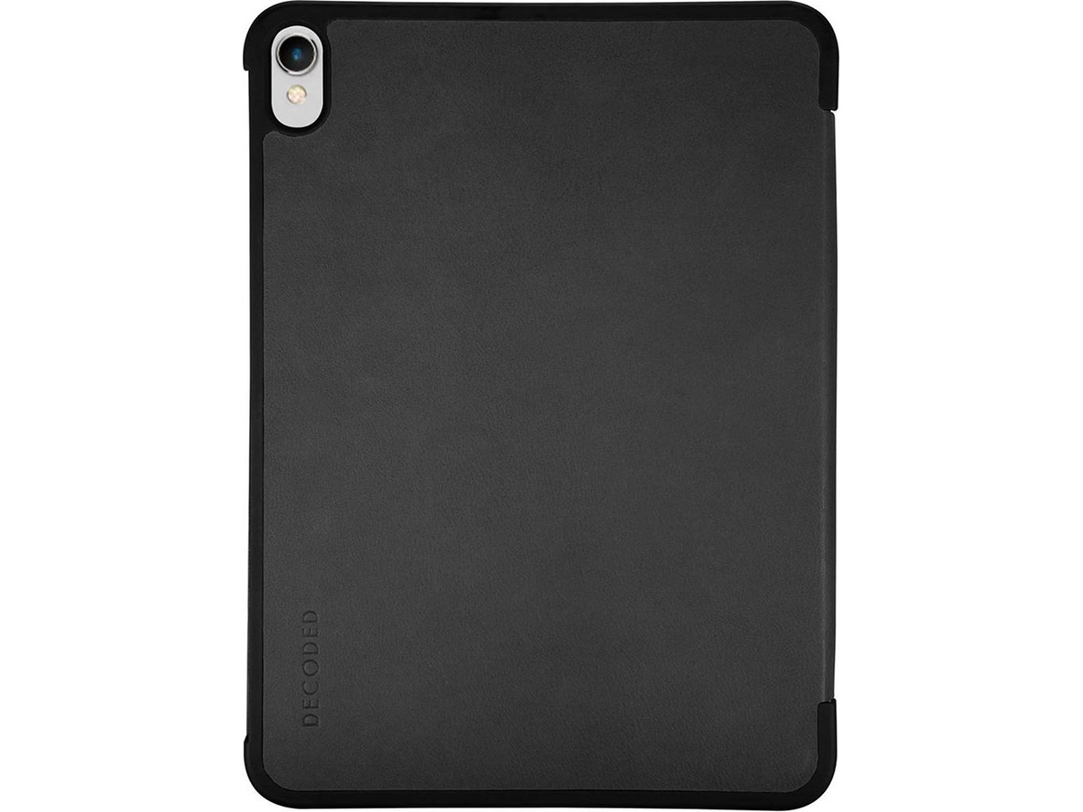 Decoded Leather Slim Cover Zwart Leer - iPad 10 (2022) hoesje