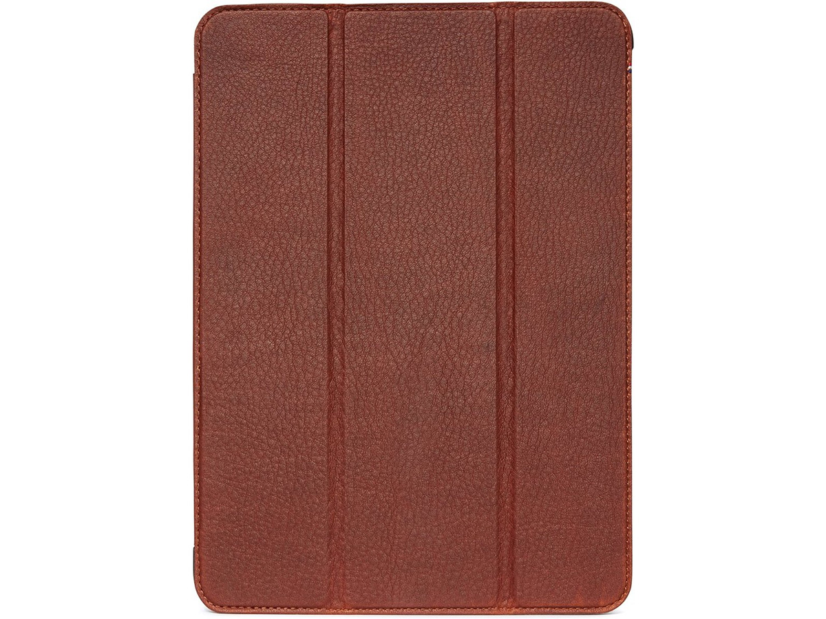 Decoded Leather Slim Cover Bruin Leer - iPad 10 (2022) hoesje