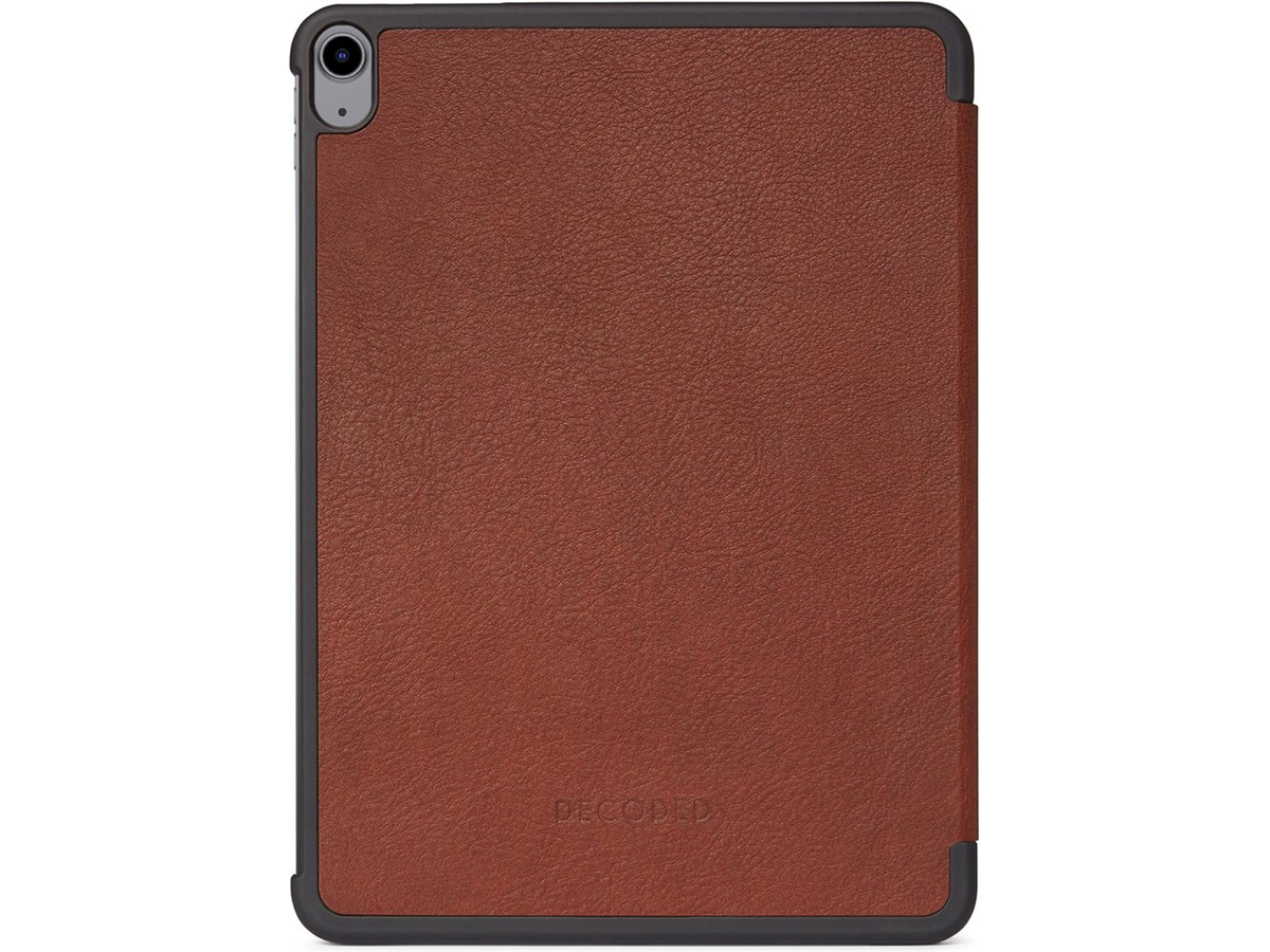 Decoded Leather Slim Cover Bruin Leer - iPad 10 (2022) hoesje