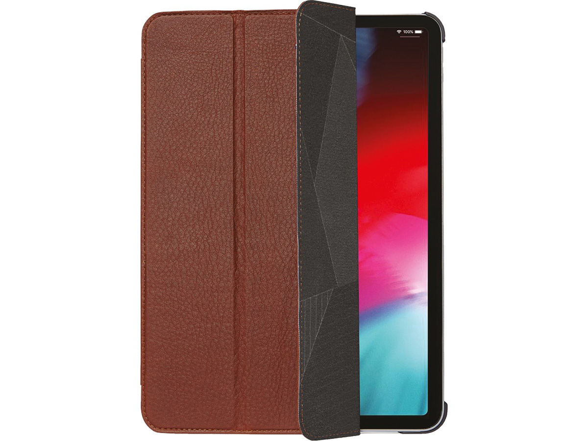 Decoded Leather Slim Cover Bruin Leer - iPad 10 (2022) hoesje