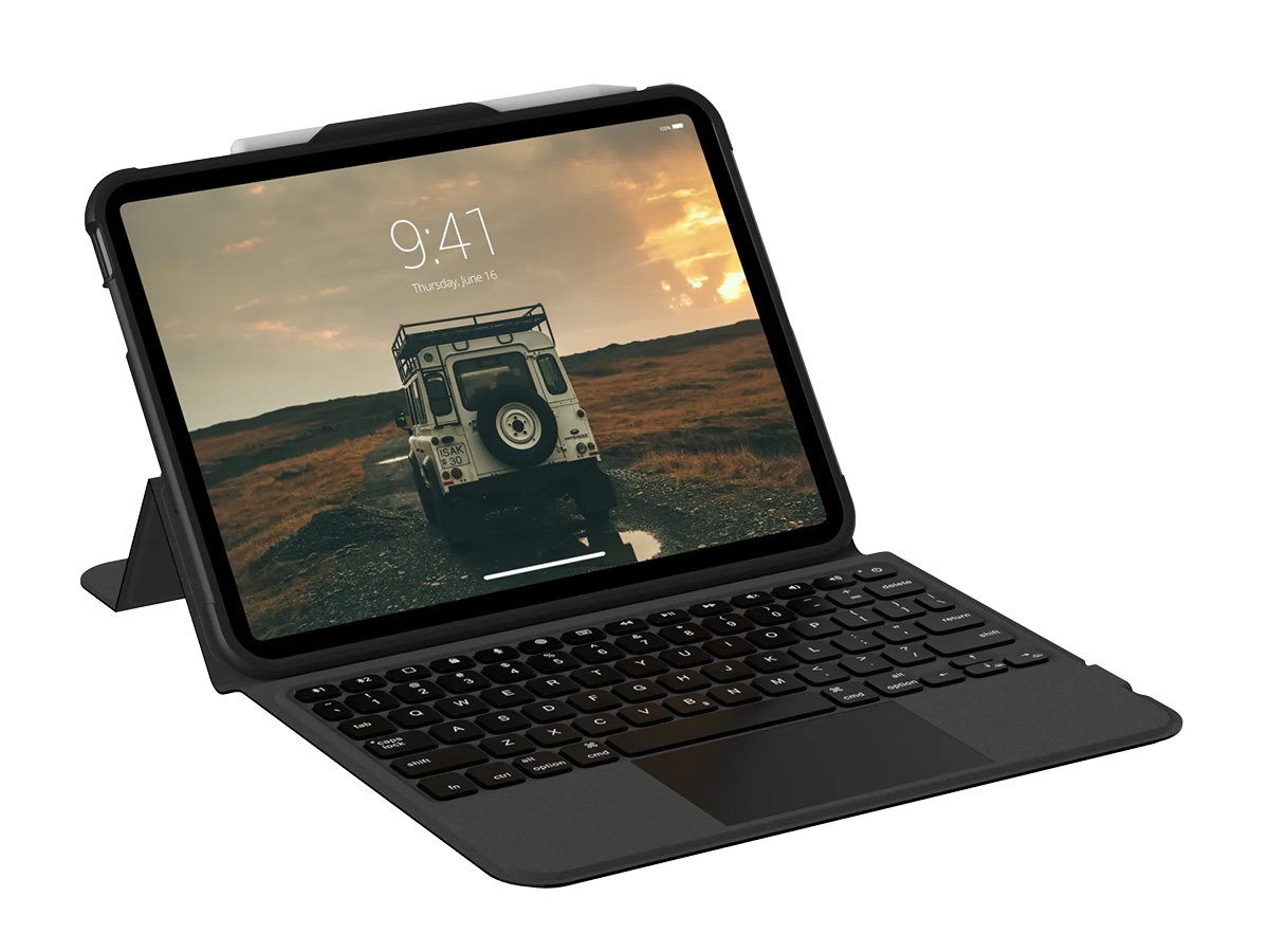 Urban Armor Gear Rugged Keyboard Case - iPad 10 (2022) Toetsenbord Hoes