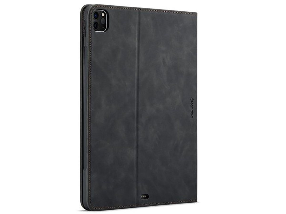 CaseMania Slim Stand Folio Case Zwart - iPad Air 4/5 hoesje