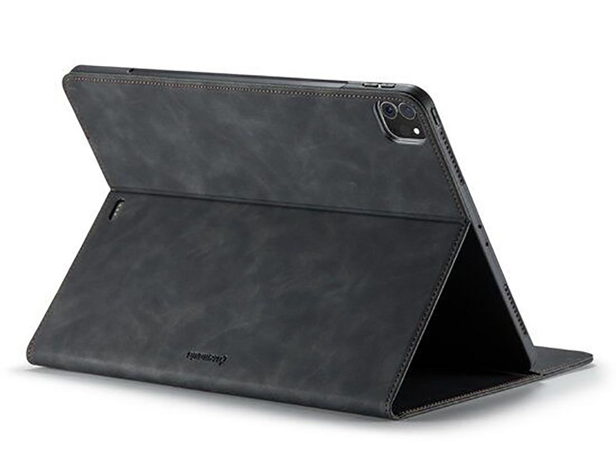 CaseMania Slim Stand Folio Case Zwart - iPad Air 4/5 hoesje