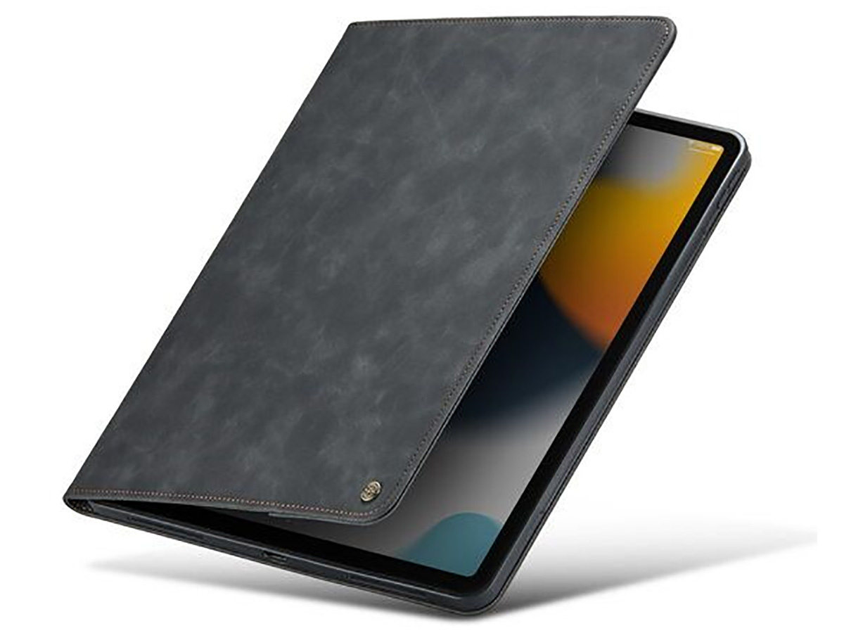 CaseMania Slim Stand Folio Case Zwart - iPad Air 4/5 hoesje