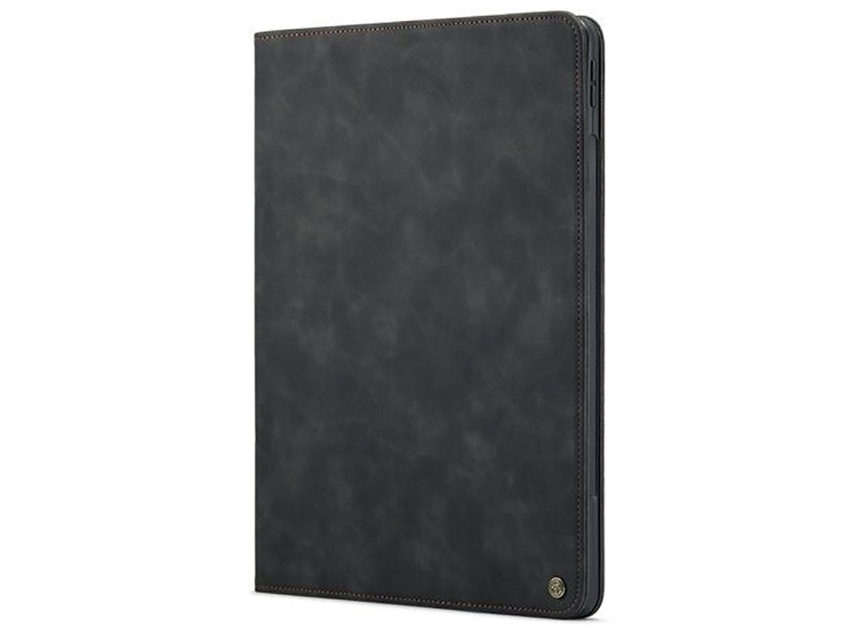 CaseMania Slim Stand Folio Case Zwart - iPad Air 4/5 hoesje