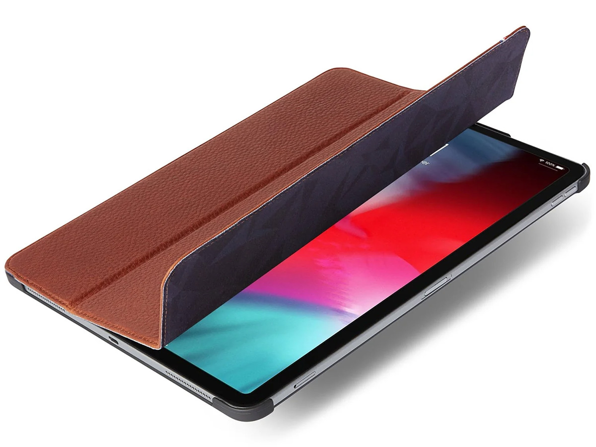 Decoded Leather Slim Cover Bruin Leer - iPad Air 4/5 hoesje