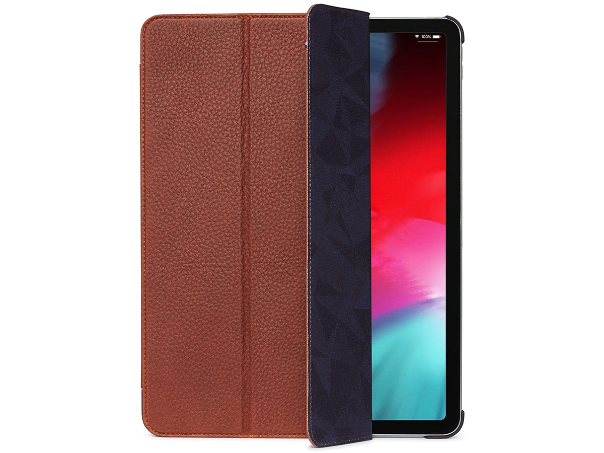 Decoded Leather Slim Cover Bruin Leer - iPad Air 4/5 hoesje