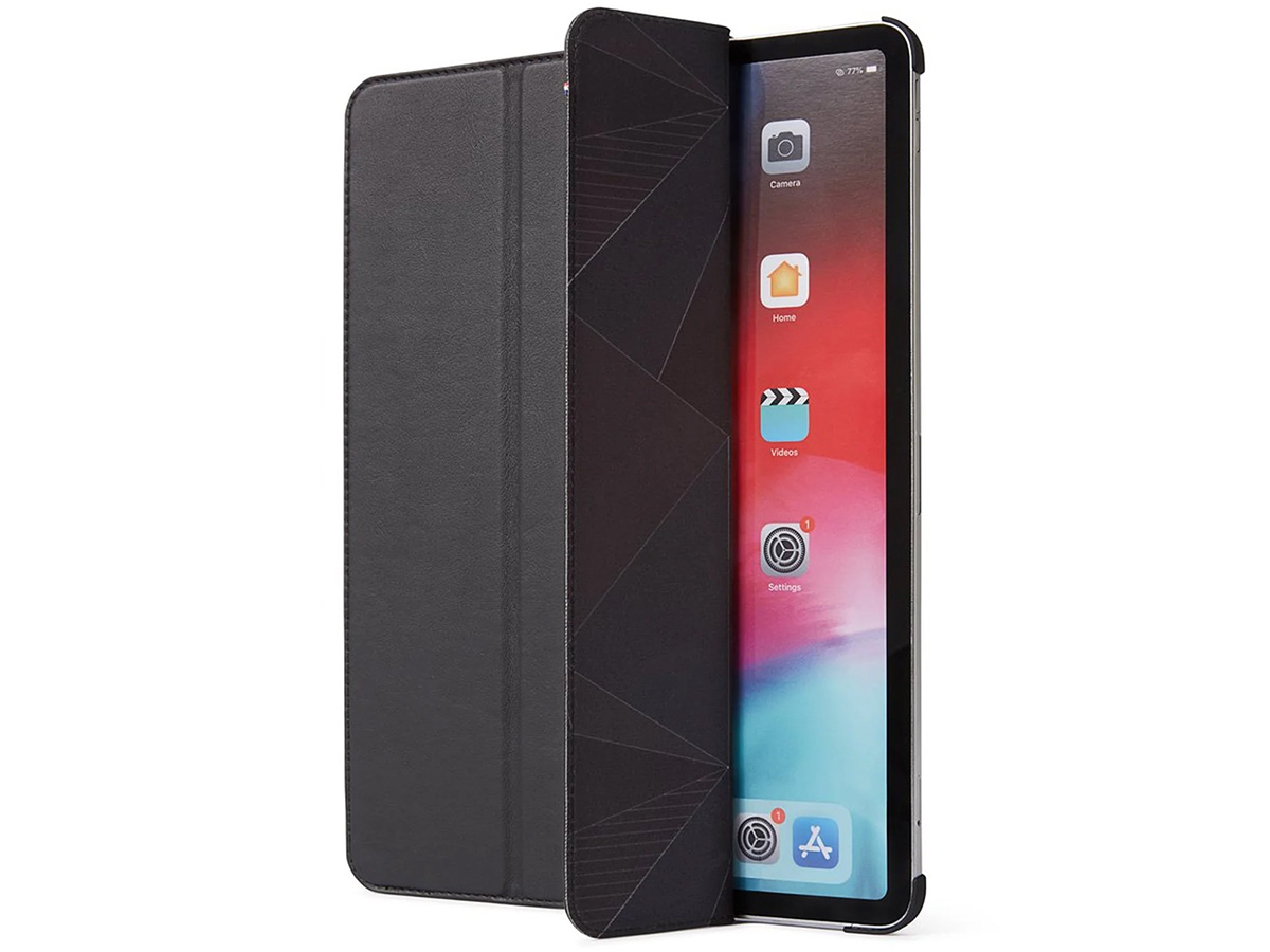 Decoded Leather Slim Cover Zwart Leer - iPad Air 4/5 hoesje