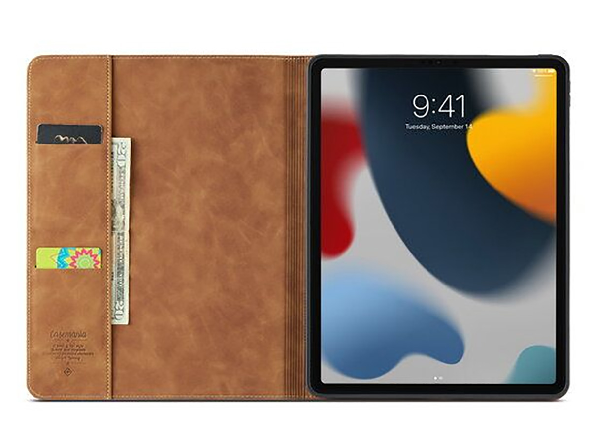 CaseMania Slim Stand Folio Case Cognac - iPad Air 11