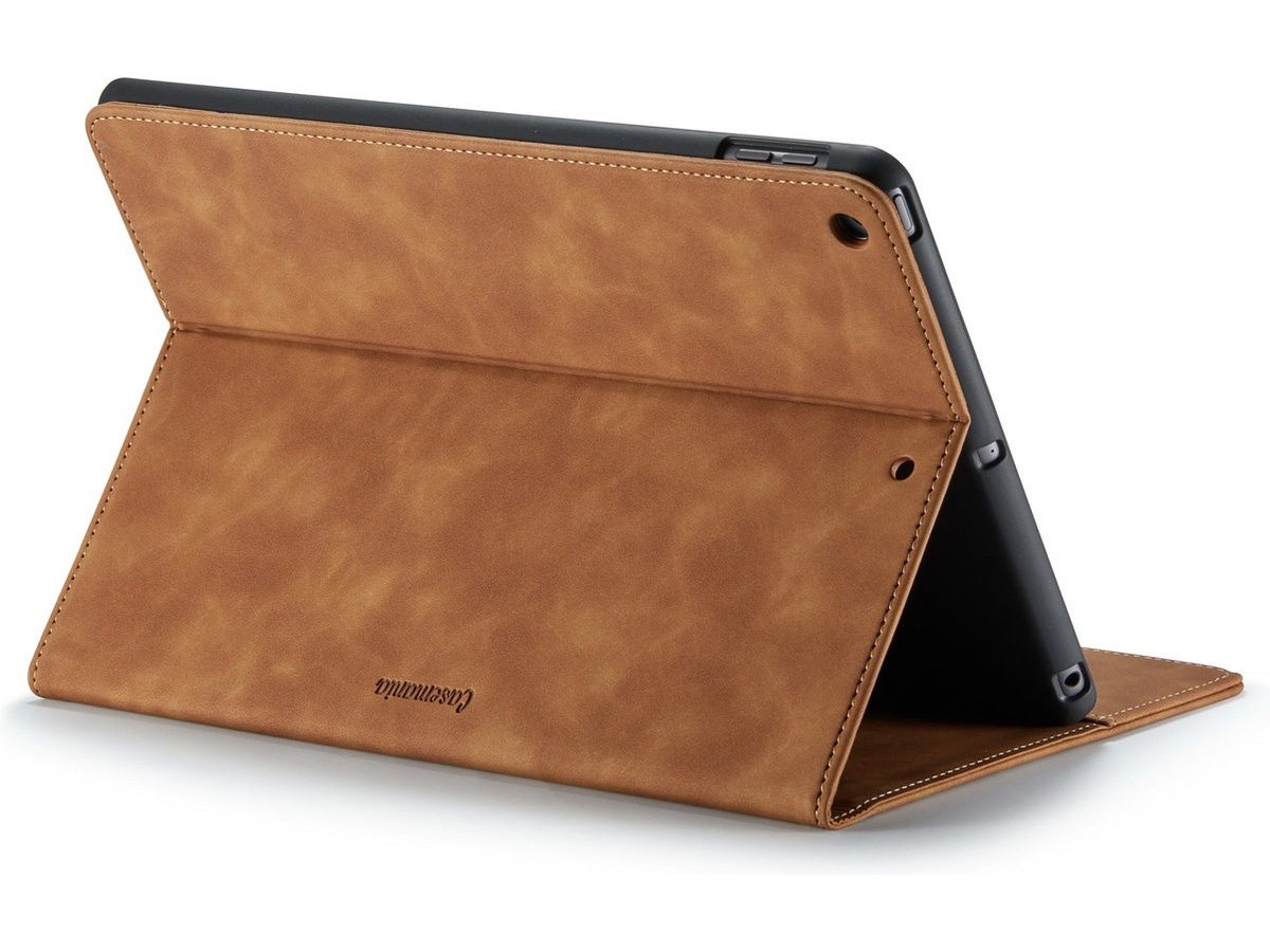 CaseMania Slim Stand Folio Case Cognac - iPad Air 11