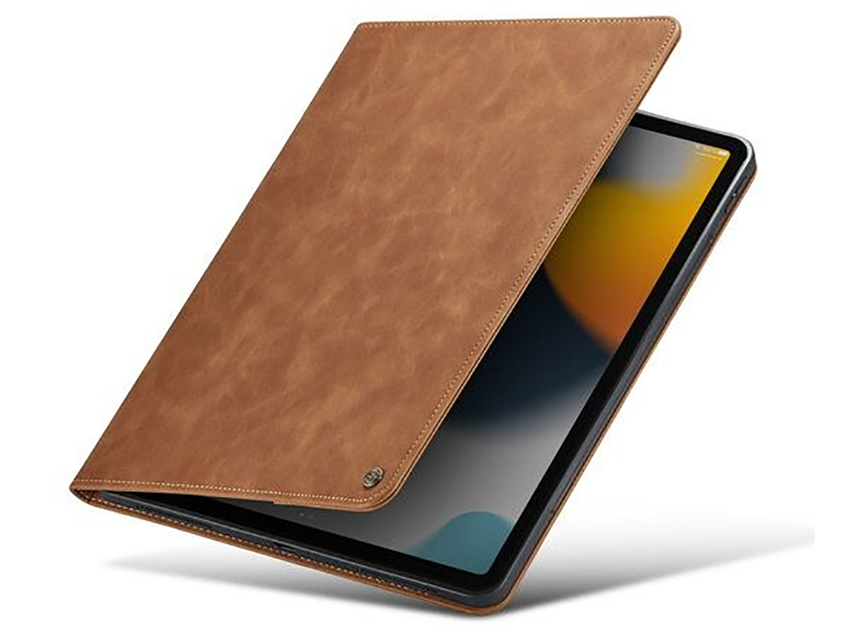 CaseMania Slim Stand Folio Case Cognac - iPad Air 11