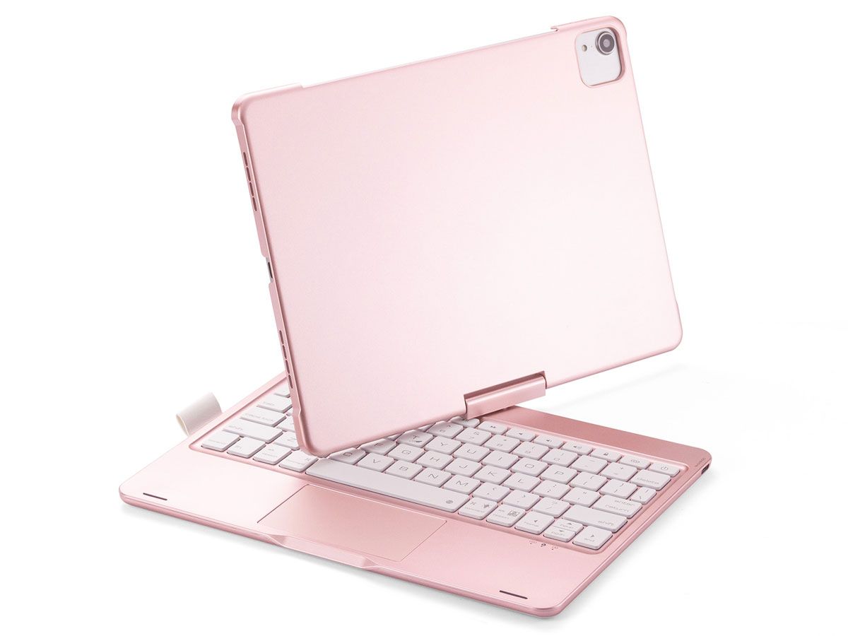 Toetsenbord Case 360 met Muis Trackpad Roze - iPad Air 11