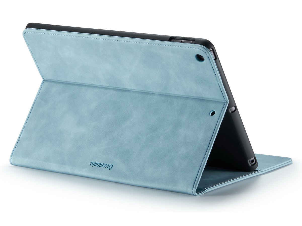 CaseMania Slim Stand Folio Case Aqua - iPad Air 13 (M2) hoesje