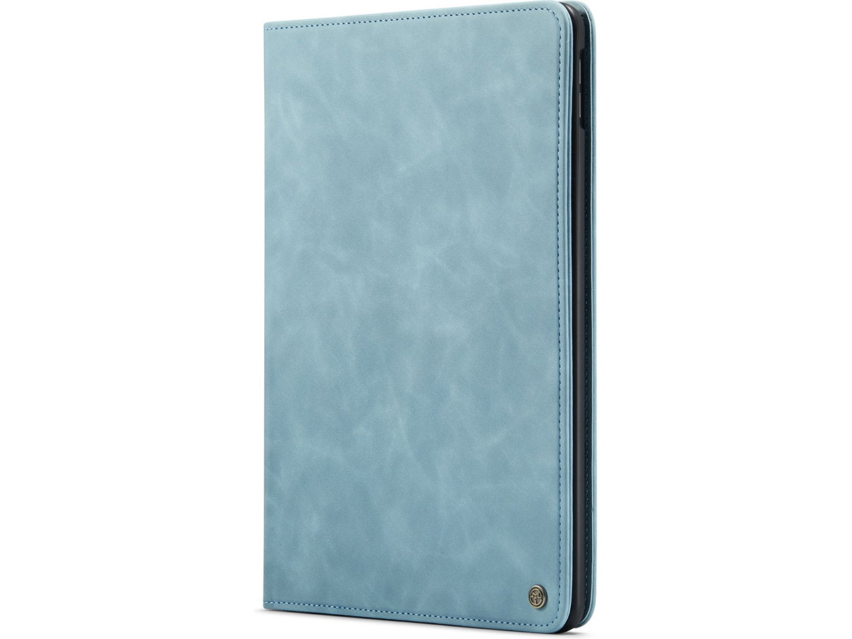 CaseMania Slim Stand Folio Case Aqua - iPad Air 13 (M2) hoesje