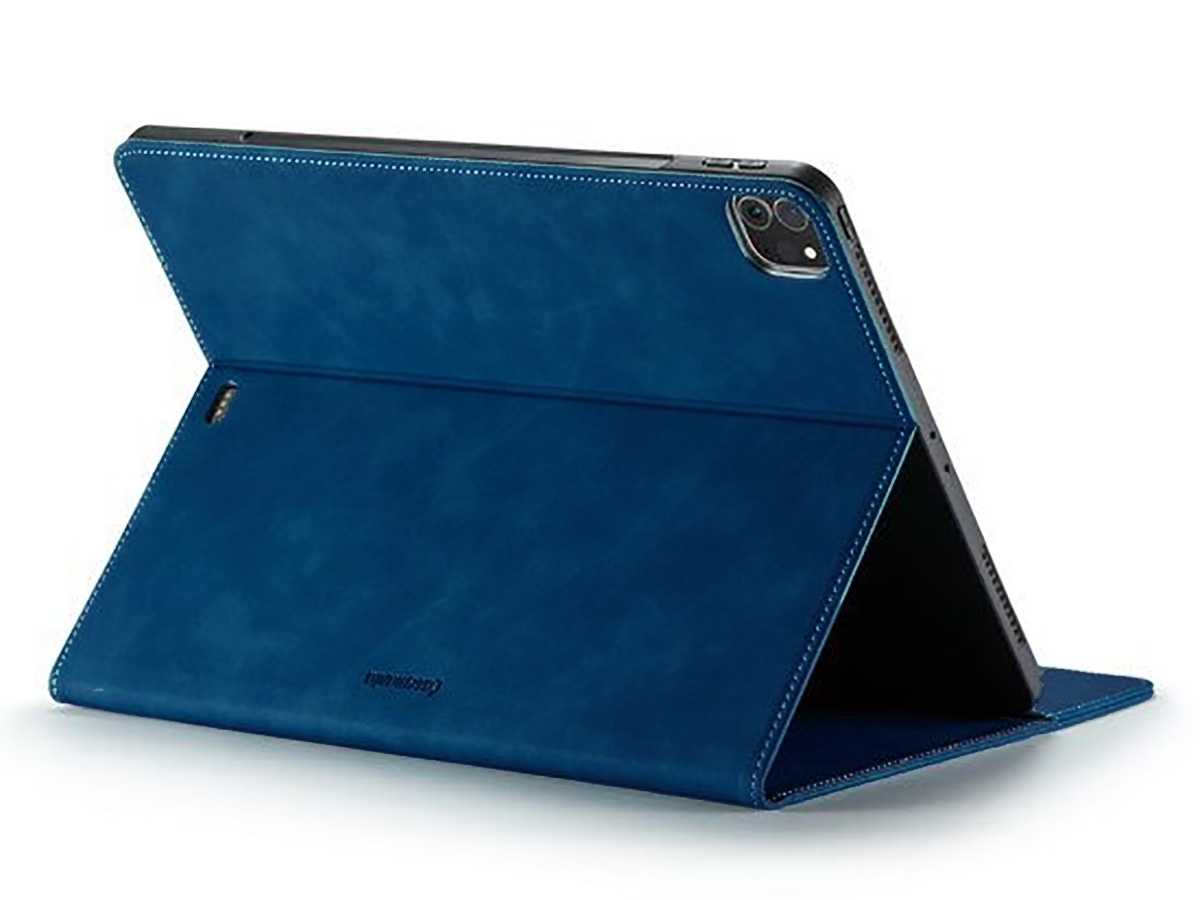 CaseMania Slim Stand Folio Case Donkerblauw - iPad Air 13 (M2) hoesje