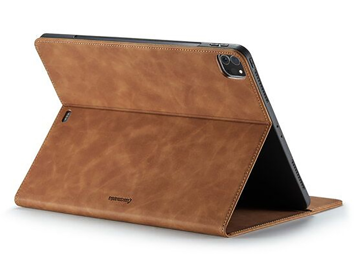 CaseMania Slim Stand Folio Case Cognac - iPad Air 13