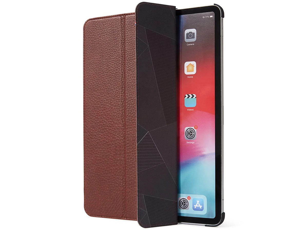 Decoded Leather Slim Cover Bruin Leer - iPad Air 13 (M2) hoesje