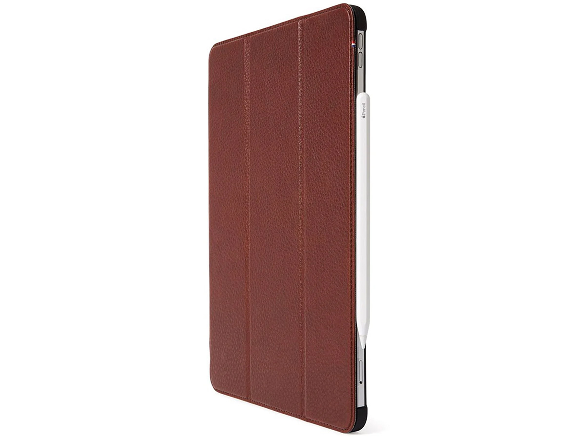 Decoded Leather Slim Cover Bruin Leer - iPad Air 13 (M2) hoesje