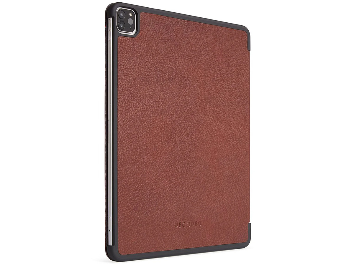 Decoded Leather Slim Cover Bruin Leer - iPad Air 13 (M2) hoesje