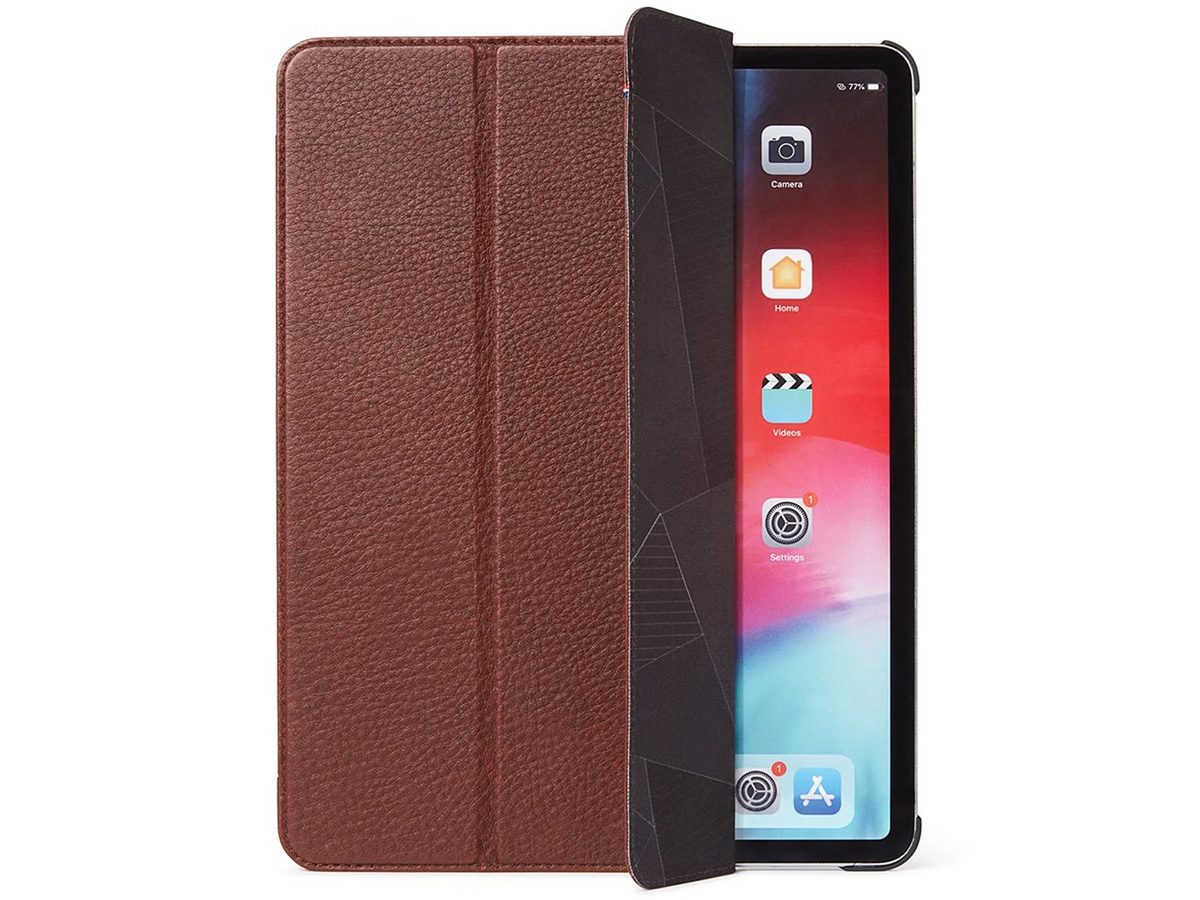 Decoded Leather Slim Cover Bruin Leer - iPad Air 13 (M2) hoesje