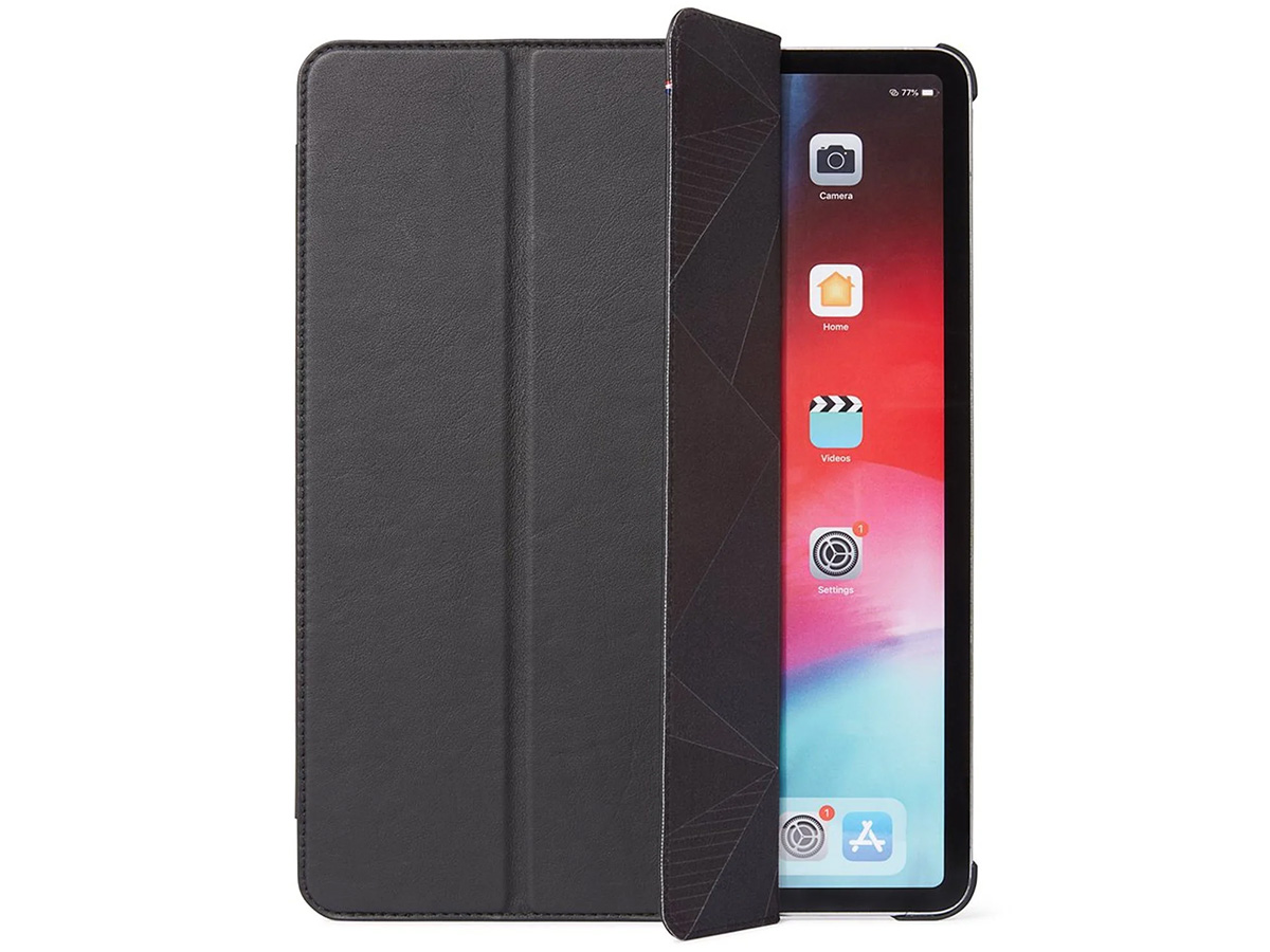 Decoded Leather Slim Cover Zwart Leer - iPad Air 13 (M2) hoesje