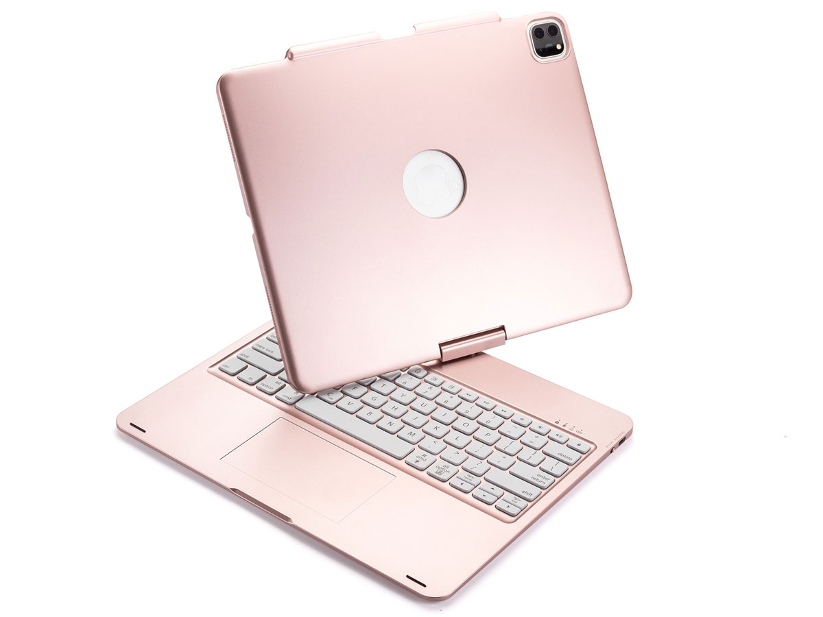 Toetsenbord Case 360 met Muis Trackpad Roze - iPad Air 13