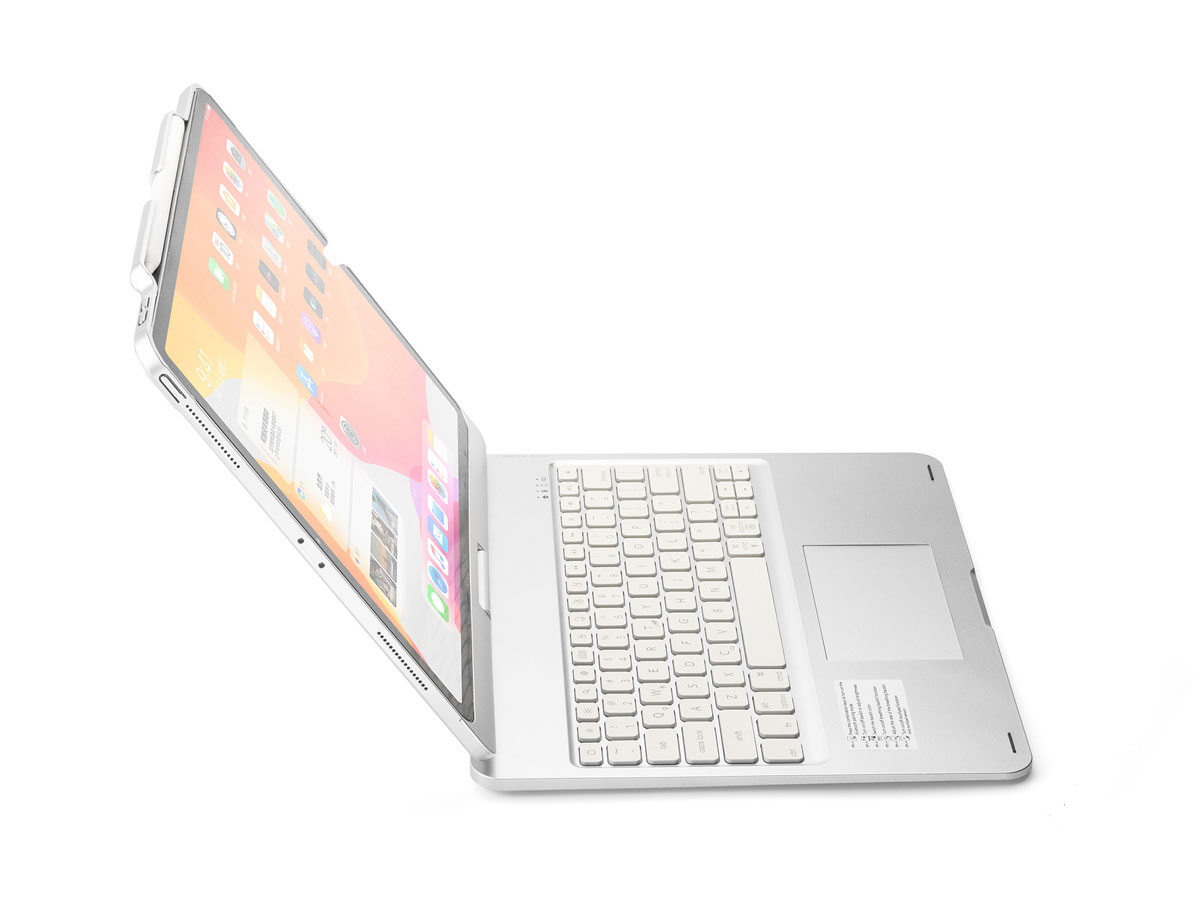 Toetsenbord Case 360 met Muis Trackpad Zilver - iPad Air 13