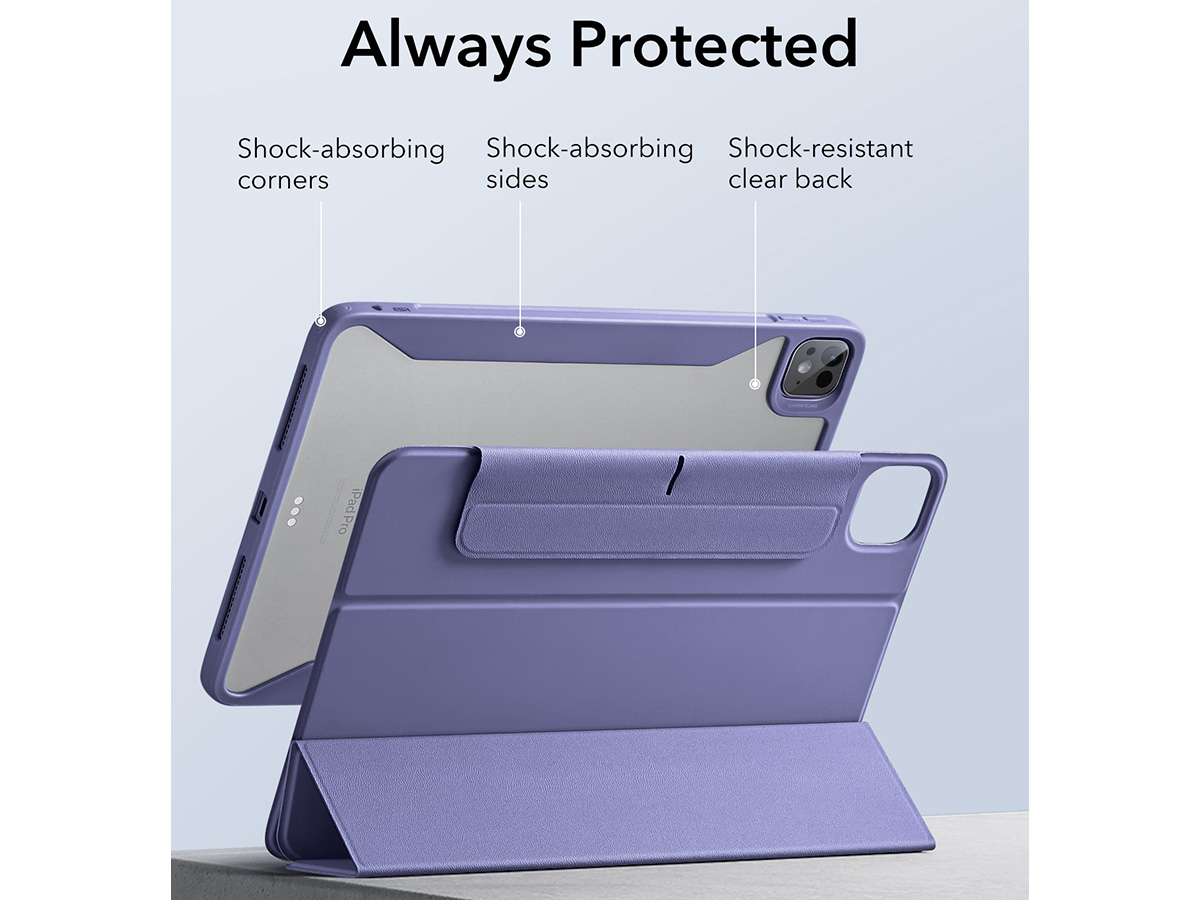 ESR Hybrid 360 Case Lavender - iPad Pro 11 (M4) hoesje