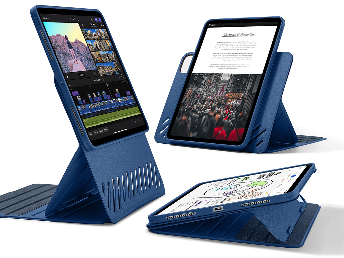 ESR Shift Magnetic Case Blue - iPad Pro 11 (M4) hoesje