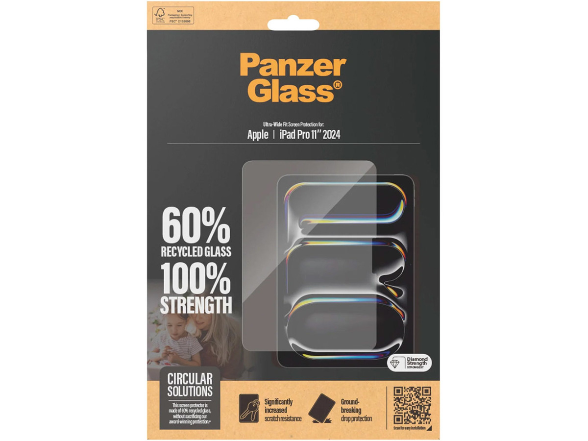 PanzerGlass Ultra Wide Fit Screenprotector iPad Pro 11 (M4)