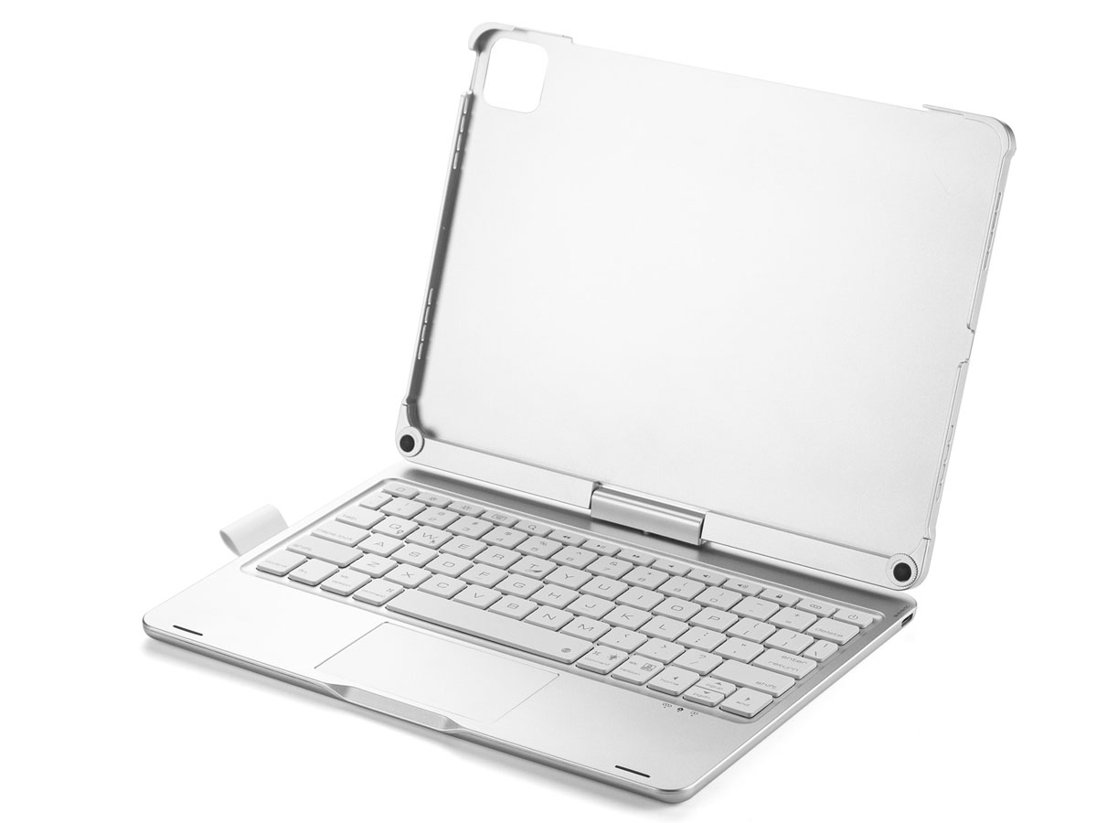 Toetsenbord Case 360 met Muis Trackpad Zilver - iPad Pro 11