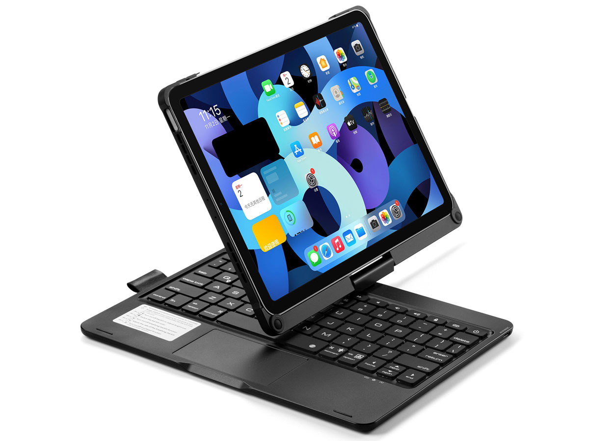 Toetsenbord Case 360 met Muis Trackpad Zwart - iPad Pro 11