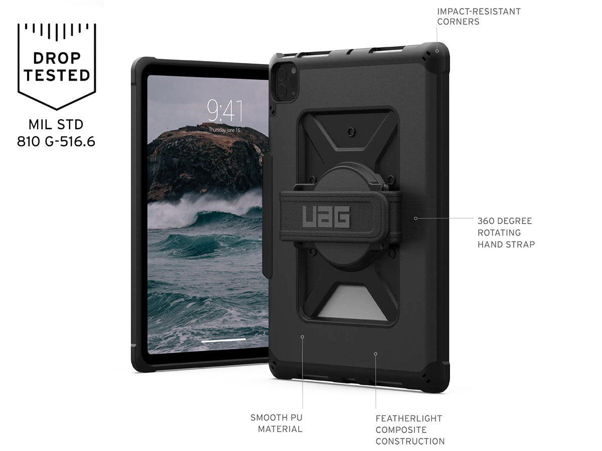 Urban Armor Gear Metropolis Strap Case - iPad Pro 11 (M4) hoesje