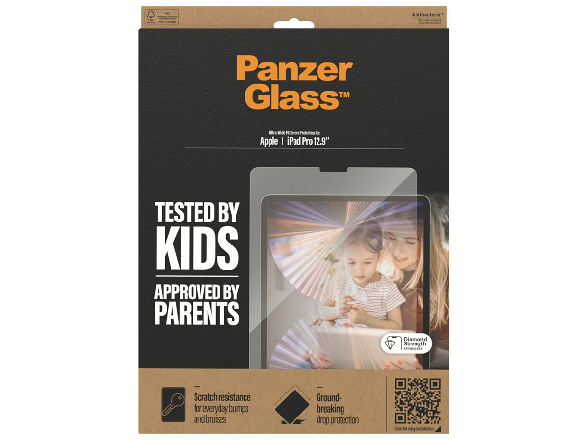 PanzerGlass Ultra Wide Fit Screenprotector iPad Pro 12.9