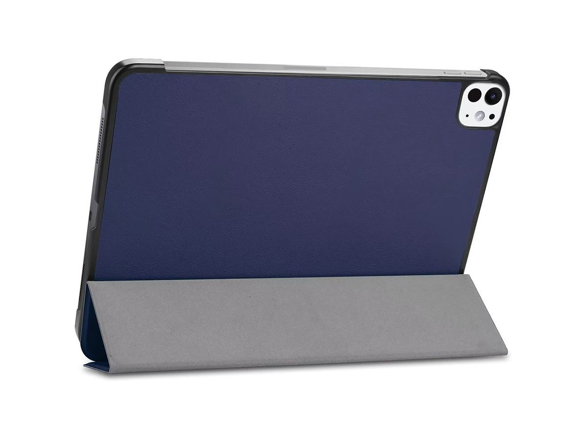 Just in Case Smart Slimfit Folio Donkerblauw - iPad Pro 13 Hoesje