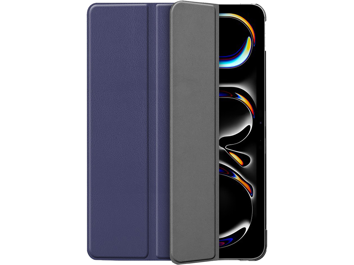 Just in Case Smart Slimfit Folio Donkerblauw - iPad Pro 13 Hoesje