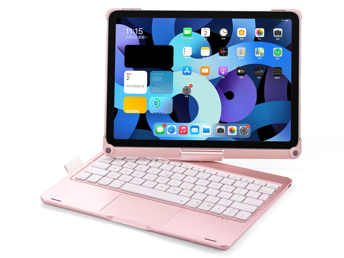 Toetsenbord Case 360 met Muis Trackpad Roze - iPad Pro 13