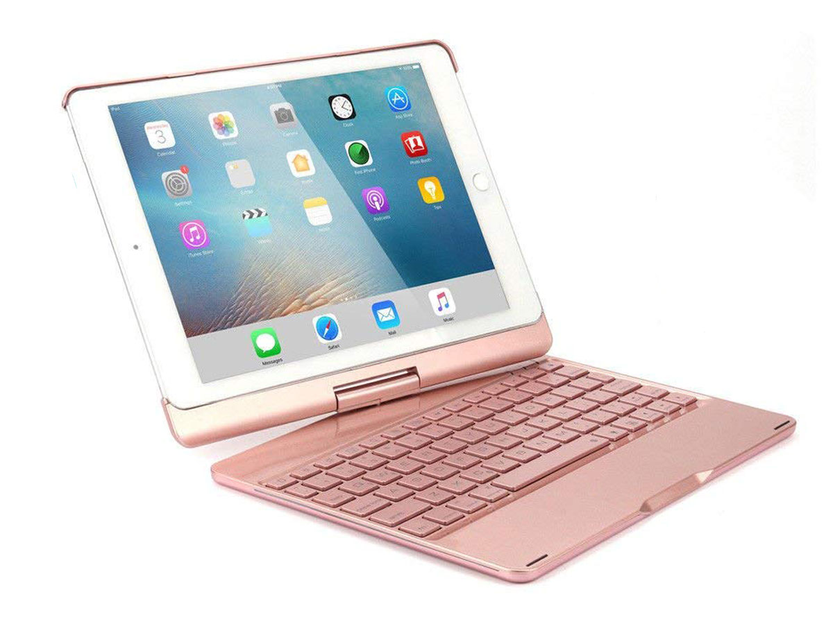 vervolgens Landelijk Ciro Keyboard Case 360 Rosé | iPad 9,7" Toetsenbord Hoesje